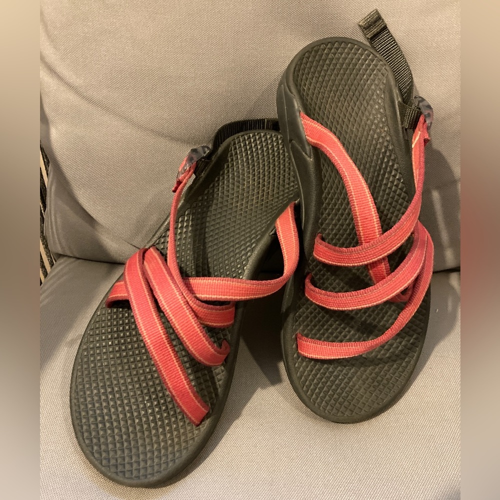 Chacos Chaco Thin Strapped Backless Slide Coral, … - image 2